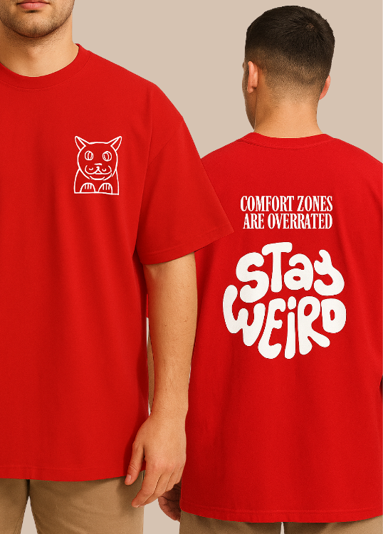 Stay Weird Oversized Tshirt