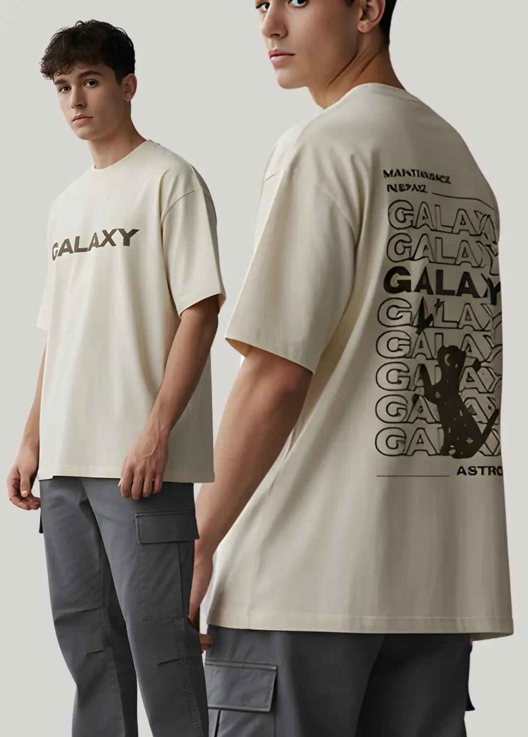 Galaxy Cat Oversized Tshirt