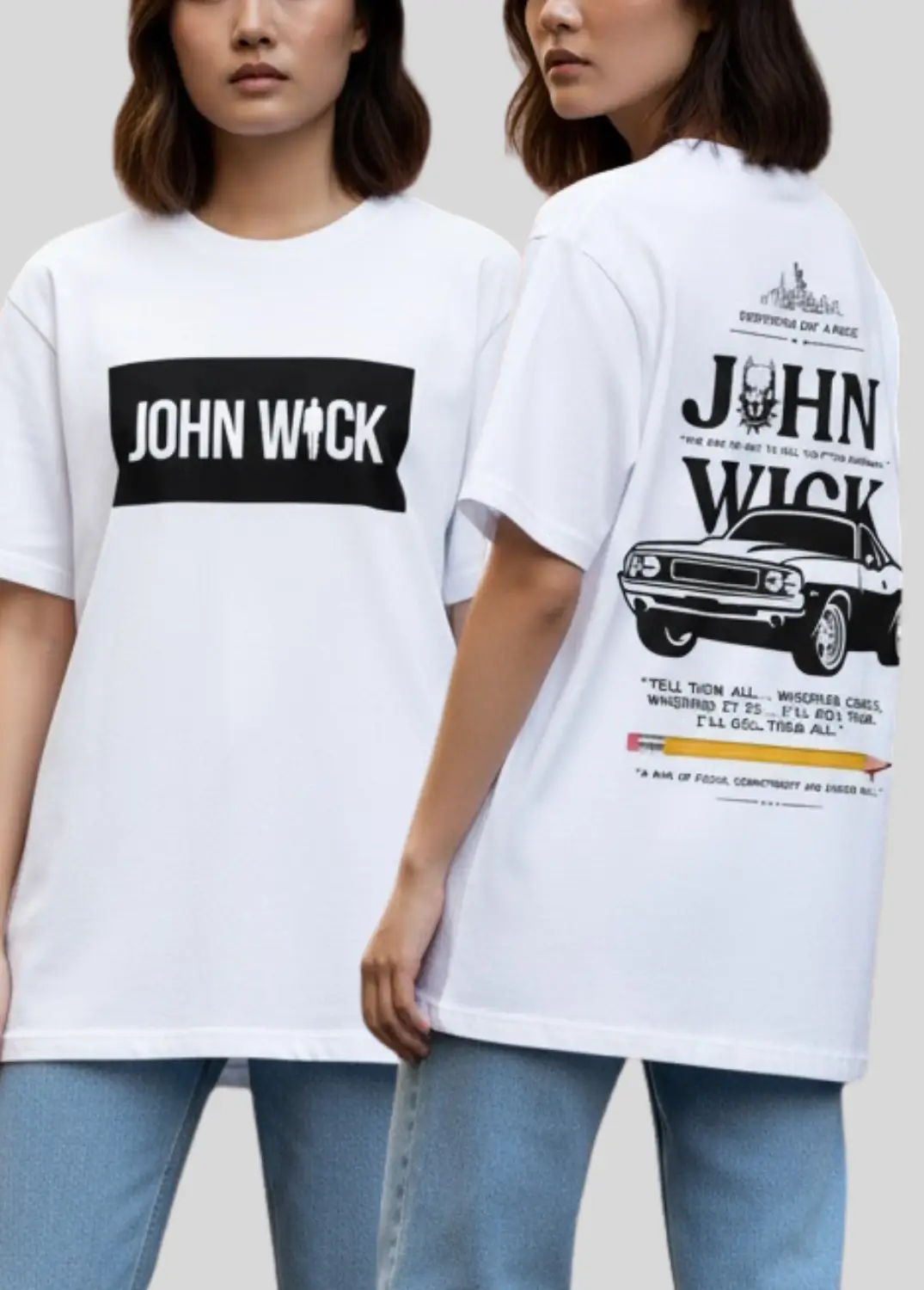 John Wick Oversized Tshirt
